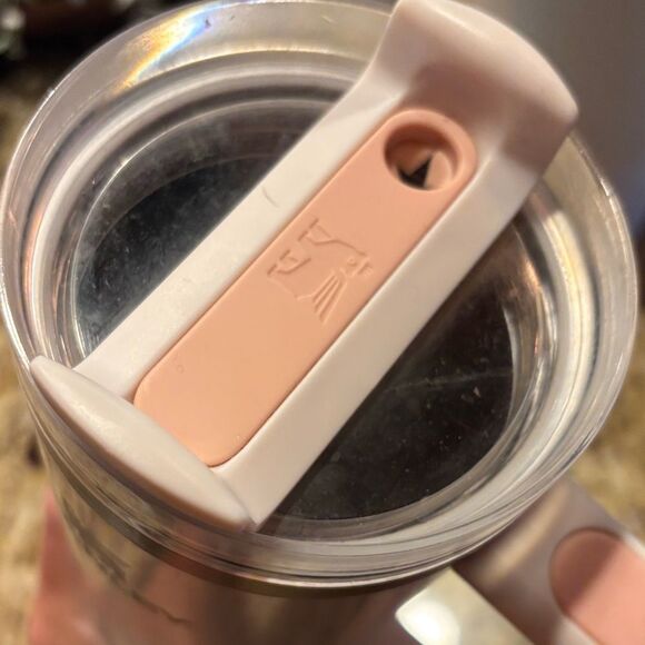 Stanley Blue and White 30oz Travel Tumbler with Handle bundle - Picture 7 of 14